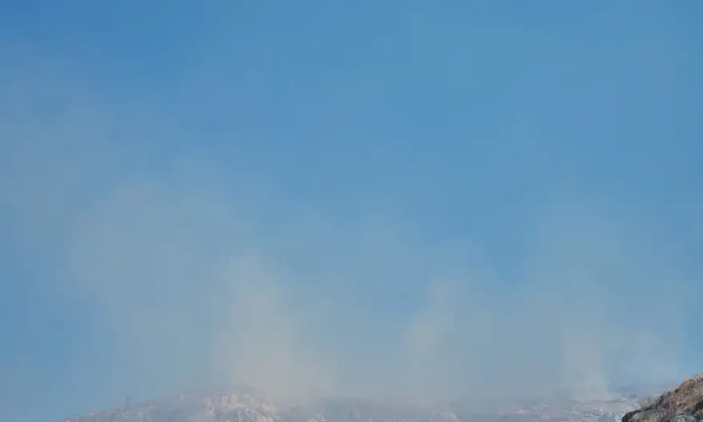Ξέσπασε φωτιά στο όρος Αιγάλεω πάνω από τη Νίκαια